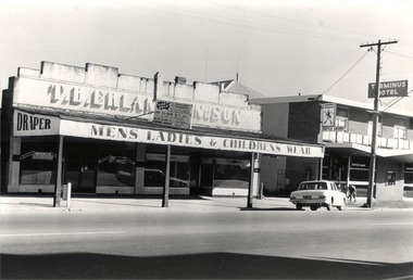 . B. Erlandsen & Son. Draper  and Terminus Hotel in High Street, Wodonga.