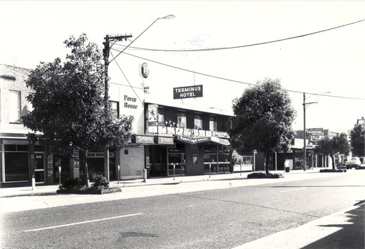  Wodonga, High Street West - Terminus Hotel, Drummonds Real Estate, Pet Shop