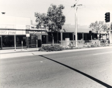 Eastern side of High Street, Wodonga 1980s including Tony Conway's Sports store
