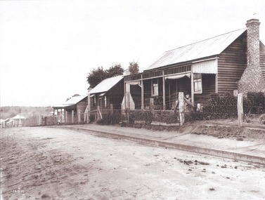 A row of workmen's dwellings