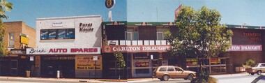 Pares House, former site of the Whan Store, and the Terminus Hotel 
