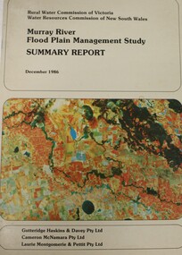 Book - Murray River Flood Management Study December 1986 - Summary Report, Rural Water Commission of Victoria