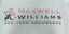 Maxwell &Williams logo including British lion imprinted on side of bottle