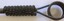 Handle of toasting fork with loop  for hanging up.