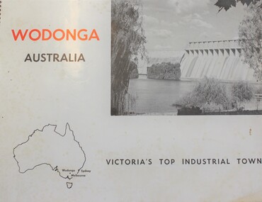 Wodonga Australia Front Cover showing Hume Weir