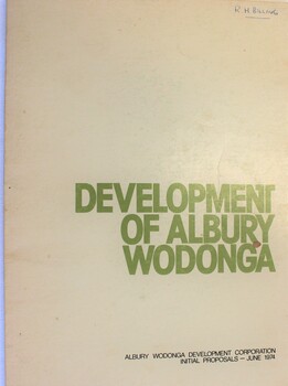 Development of Albury Wodonga Initial Proposals Report