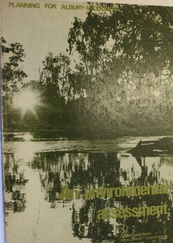 Planning for Albury-Wodonga: An environmental assessment - Front cover