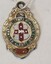 Railway Institute Bowling Albury Badge with red cross lion logo in centre