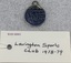Badge with catalogue code
