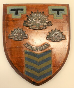 Australian Commonwealth Military Forces Plaque