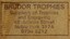 Makers mark on back of plaque