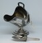 Coal scuttle Sugar Bowl and scoop -  front view