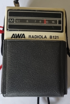 AWA RADIOLA Transistor radio in black carry case