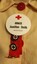 Red Cross Cross name badge of Grace Hamilton-Smith