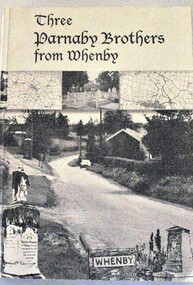 Front cover showing maps, a street scape of Whenby and the grave of Matthew Whenby.