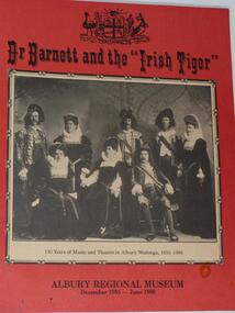 Cover of program for inhouse and travelling exhibition