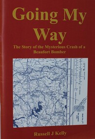 Book Cover showing map of search area for the missing plane.