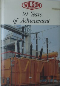 Cover showing a coloured image of a large transformer.