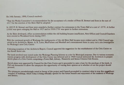 Foreword continued adding to background information on previous page
