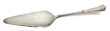 An electroplated silver nickel cake slide