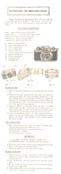 Baby Max operating instructions pamphlet