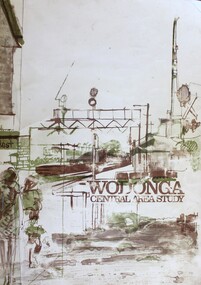 Cover showing sketch of Wodonga Central area now known as Junction Place.