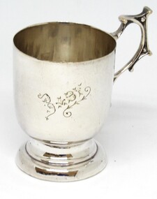 Functional object - Silver Christening Mug, c1912