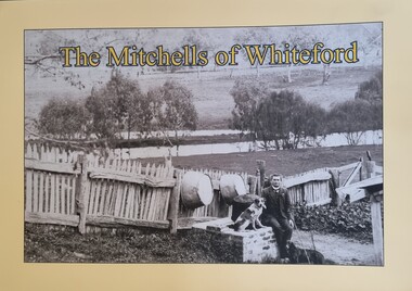 Mitchells of Whiteford front cover showing man with dog sitting in front of picket fence
