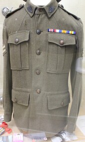 Uniform of Charles Frederick Clark who served in WW1