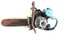 Lombard L-30 Chain saw - side view showing fuel instructions