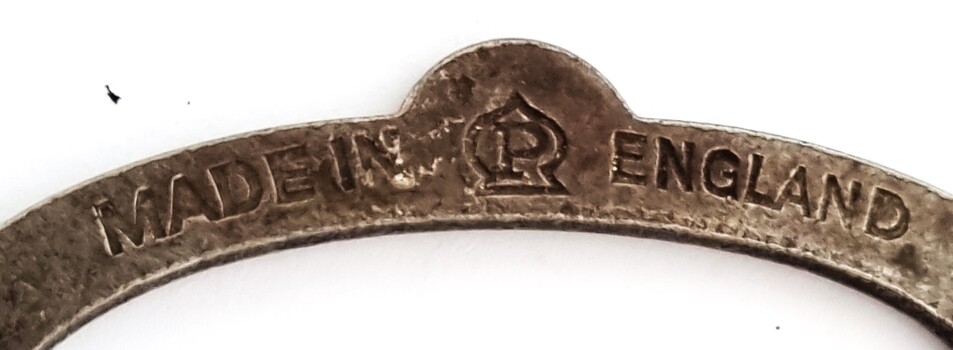 Makers Mark on key showing P in centre of a spade