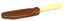 Small ivory handled fruit knife in leather cover