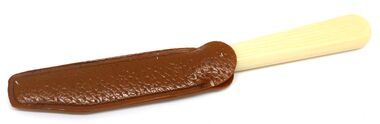 Small ivory handled fruit knife in leather cover