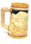 Traditional German style beer stein depicting castle.