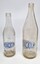 2 Belvoir aerated drinks bottles with blue logo