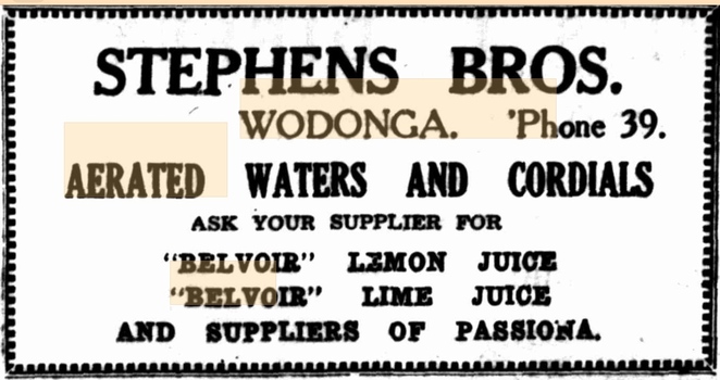 Stephen Bros Wodonga Advertisement  Wed 9 Nov 1949 from Border Mail