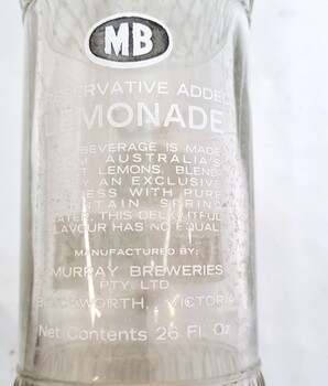 Ingredients information on side of bottle