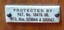 Thornton-Pickard Ruby Enlarger Badge showing Patent Label