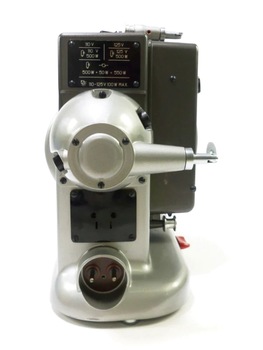 Bolex Paillard M 8 Projector rear view showing power cord socket.