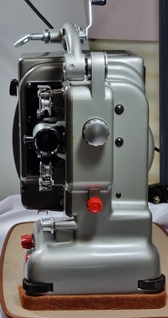 Bolex Paillard M 8 Projector front view showing lens