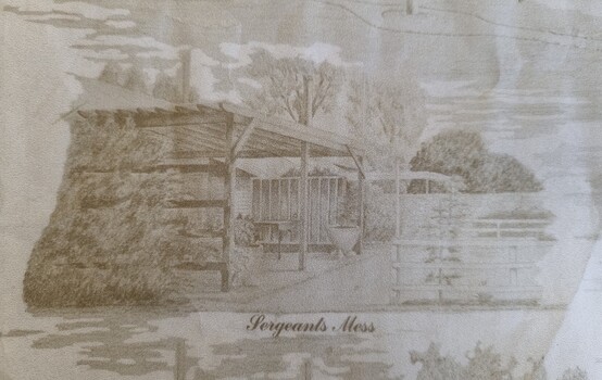 A section of the images showing the Sergeants' Mess