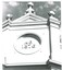 Date on the facade of the Wodonga Shire Hall facing High Street.