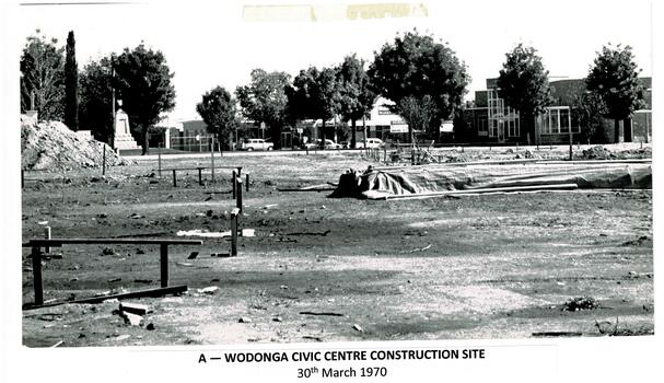 Wodonga Civic Centre construction begins in March 1970