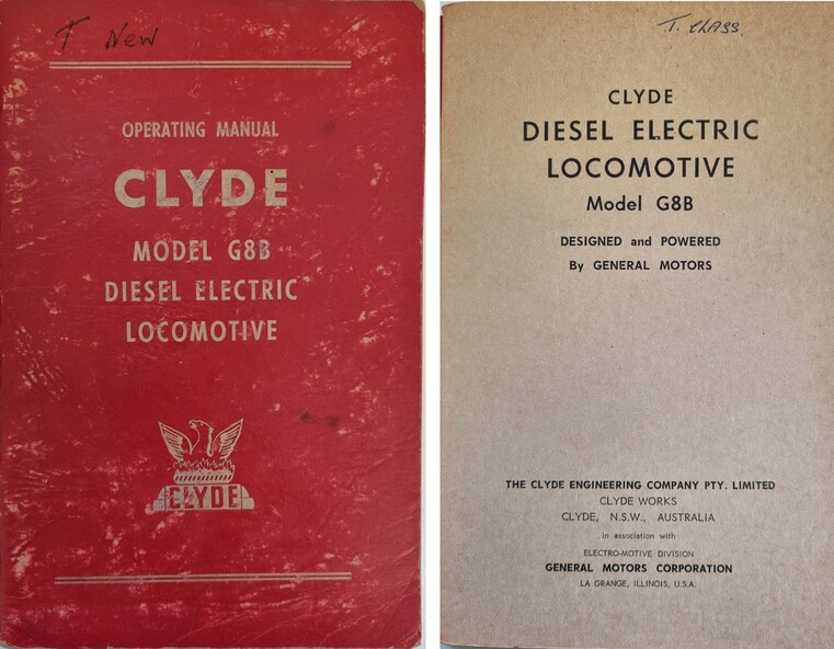 Manual Operating Manuals for Clyde Diesel Locomotives