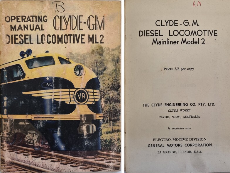 Manual Operating Manuals for Clyde Diesel Locomotives