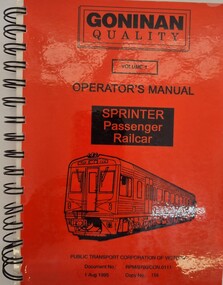 Manual - Sprinter Passenger Railcar, VLine, Locomotive Diesel Training Manual Module 5