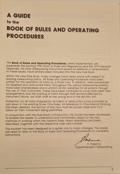 Foreword explaining the purpose of the booklet and the earlier publications it will replace.