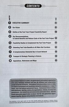 Table of contents