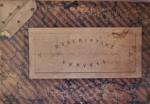 Front cover of Descriptive Survey map Collection