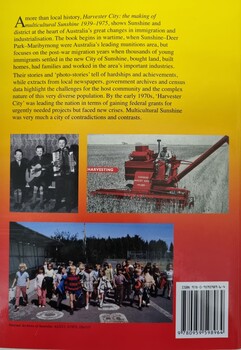 Back Cover including blurl about contents